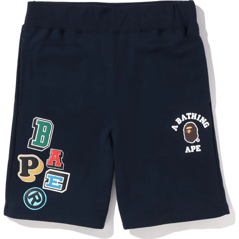 BAPE Multi Fonts Sweat Shorts: A Bold Fusion of Comfort and Style缩略图